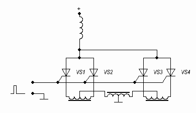 Дифференциальное включение тиристоров.